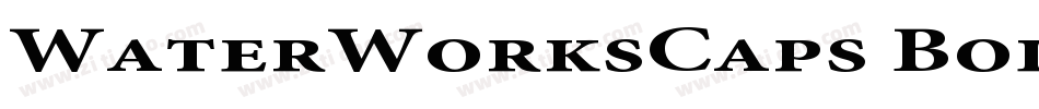 WaterWorksCaps Bold字体转换